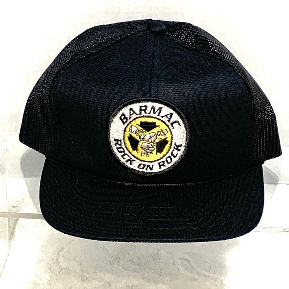 BARMAC ROCK ON ROCK Patch Snap Back Trucker Hat Youngan